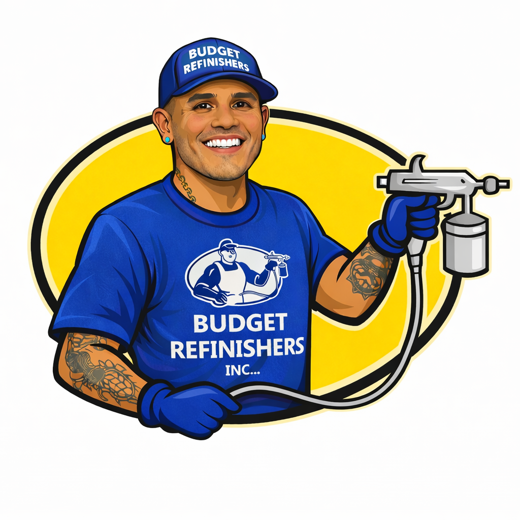 Lou's Budget Refinishers Logo